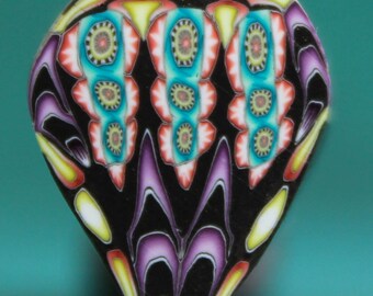 HALF PRICE SALE Polymer Clay Butterfly Wing Cane -'Mystical Meadow' (32aa)