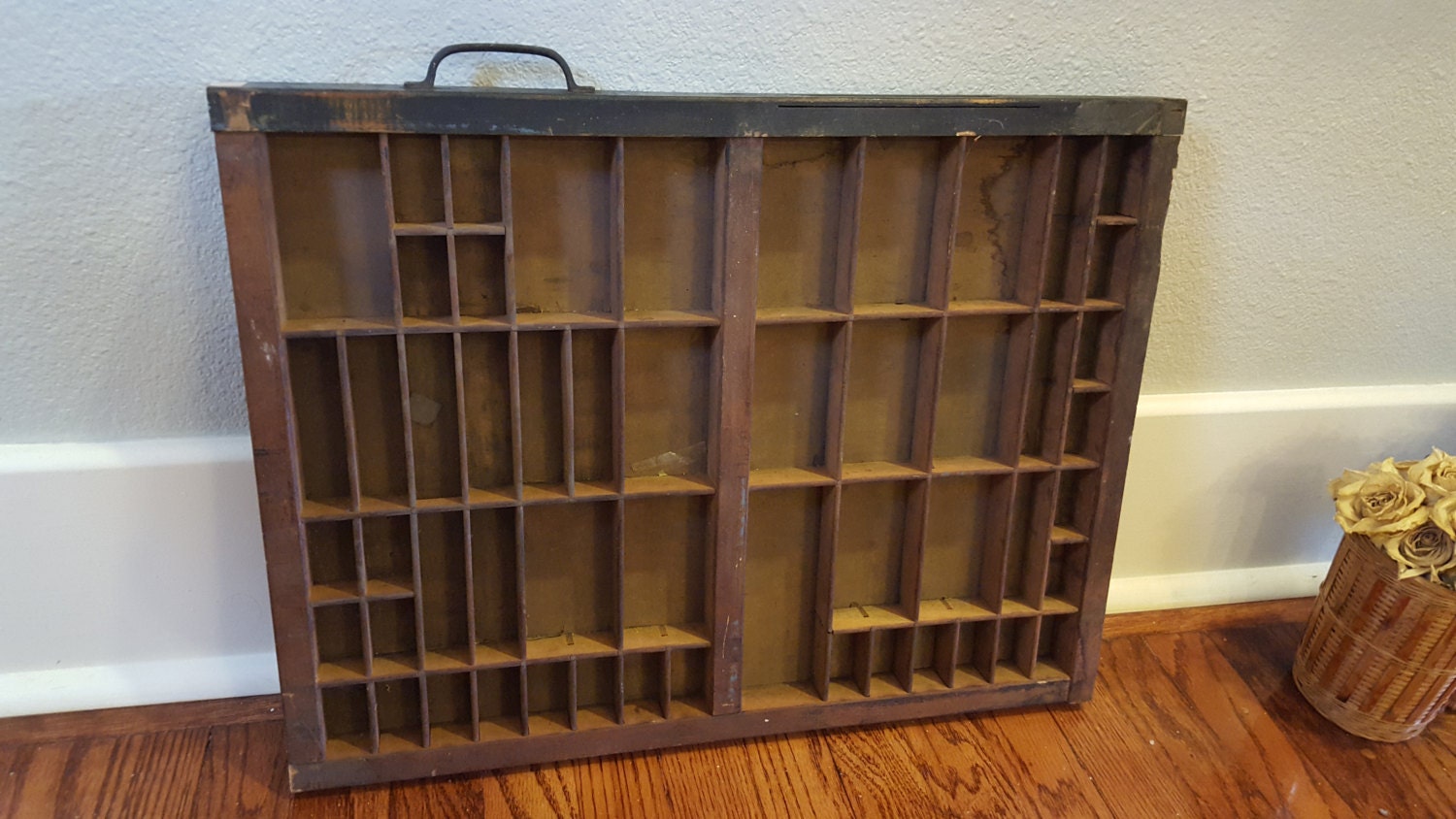 Divided Shadow Box Printer's Tray