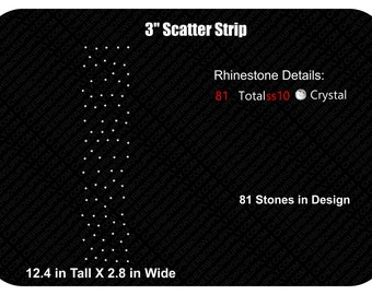 Scatter Rhinestone Cheer Bow Template INSTANT FILE DOWNLOAD