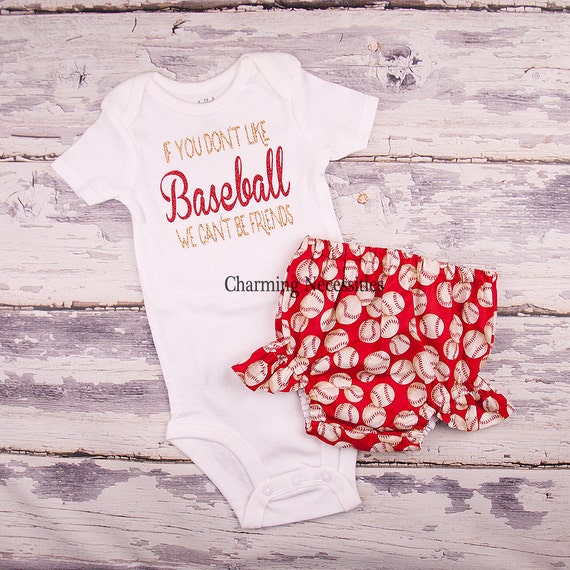 Baby Girl Clothes Baseball Sister Baseball by CharmingNecessities