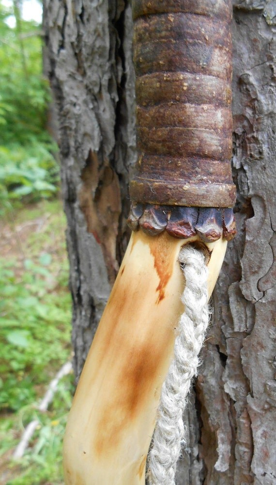 Walking Stick Ooak Wood Hiking Staff With By Bearpawrustics 2225