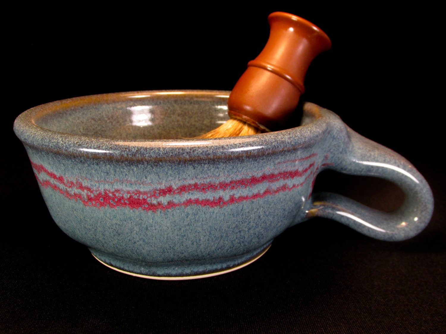 Wet Shaving Dish Wet Shaving Pottery by DougSmithPottery on Etsy