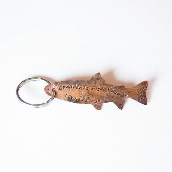 Catch of the Day Trout Keychain