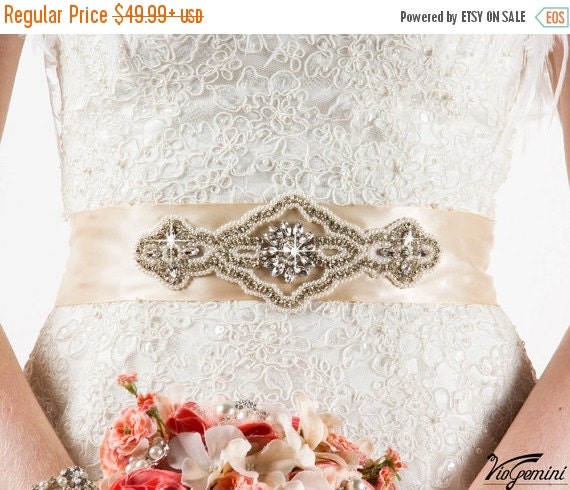 Vintage Wedding Sash 6