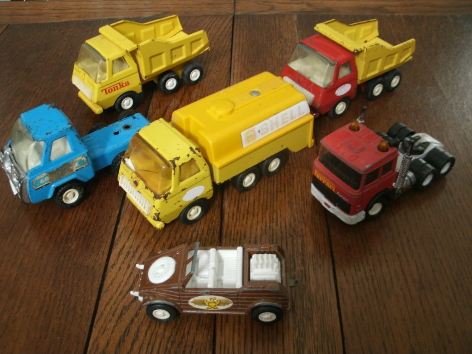 Tonka Mini's Group Pressed Steel Trucks