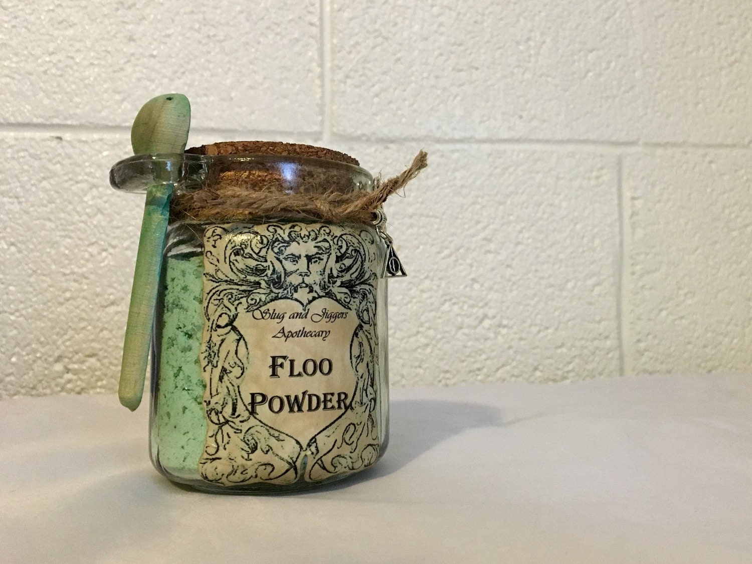 FLOO POWDER Decorative Glass Jar of Magical by GrimSweetness