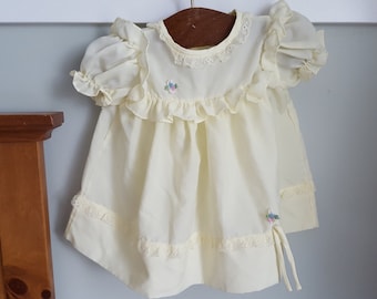 Yellow baby dress