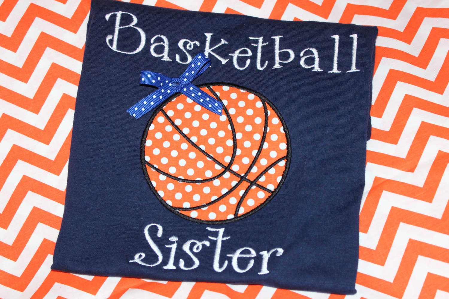 Basketball sister shirt or baby bodysuit