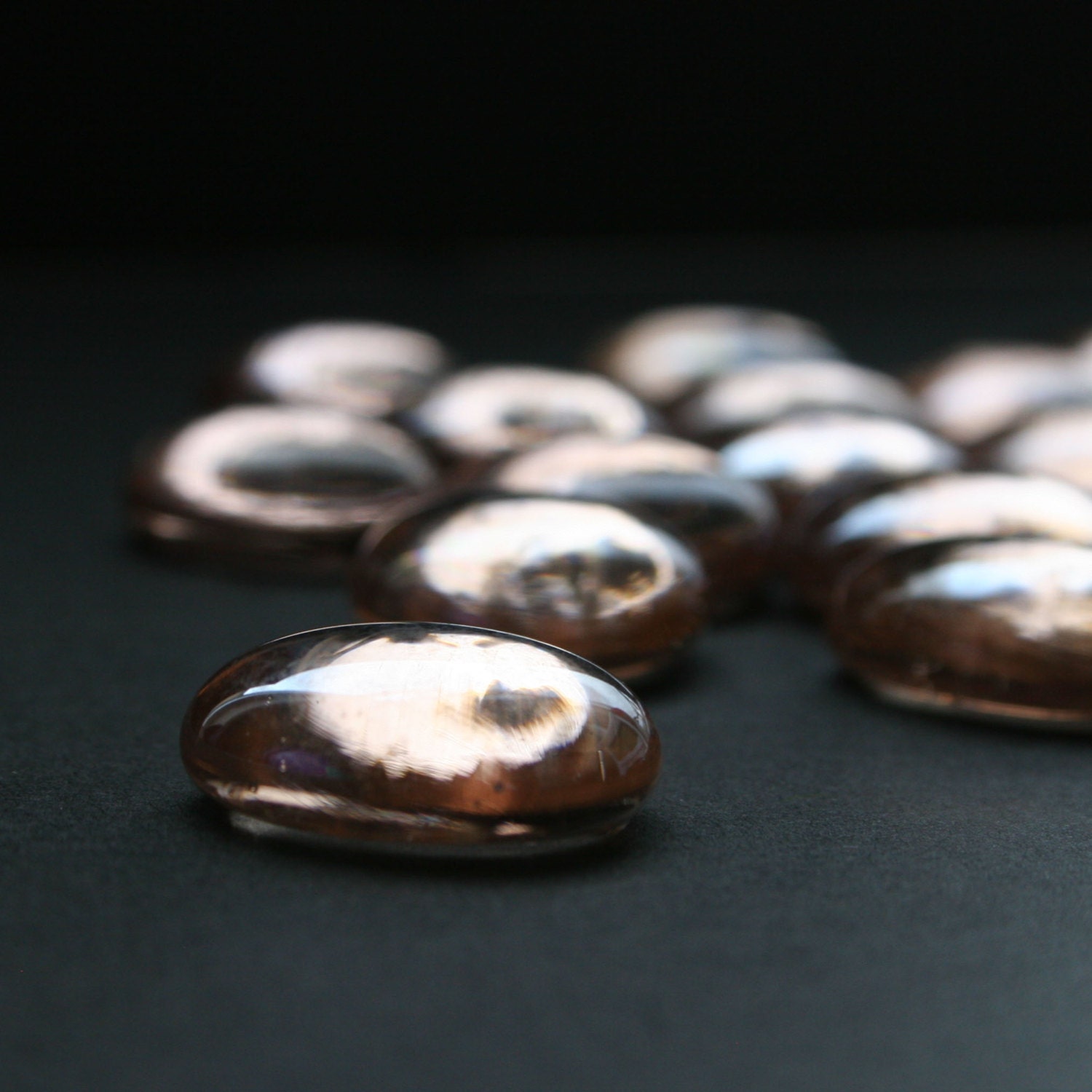 1 Pound Pink Flat Glass Marbles For Vases Aquariums