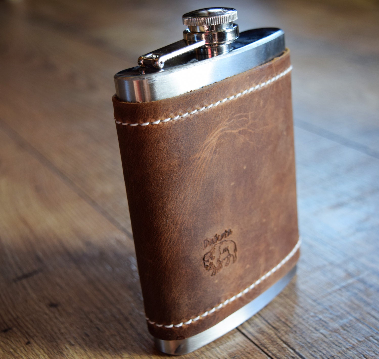 leather flask