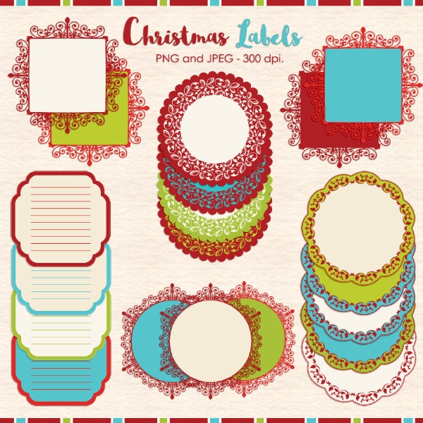 christmas clip art for labels - photo #29