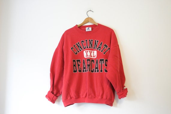 Vintage Red University of Cincinnati Ohio Bearcats Sweatshirt