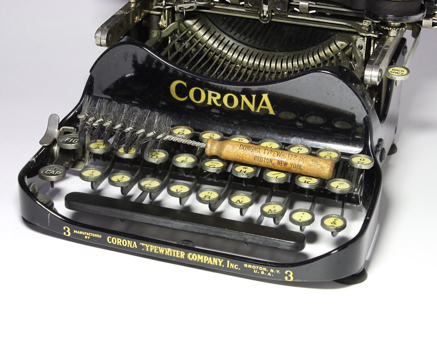 Vintage Corona Typewriter Cleaning Brush RESERVED for KAREN
