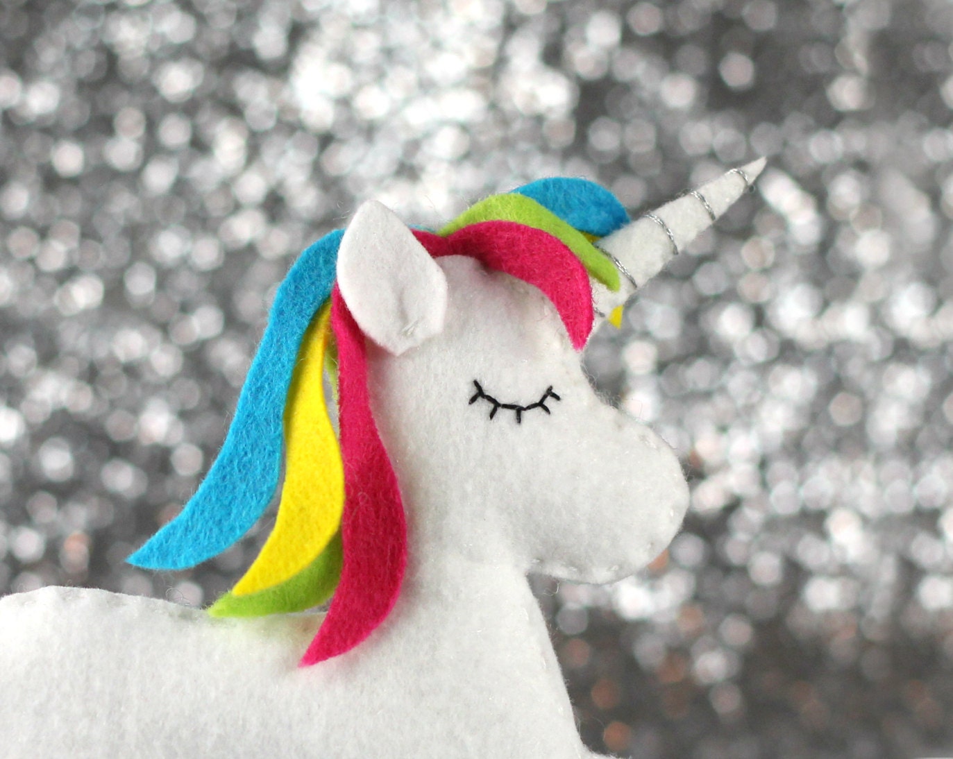 unicorn sewing pattern felt unicorn plush unicorn toy felt