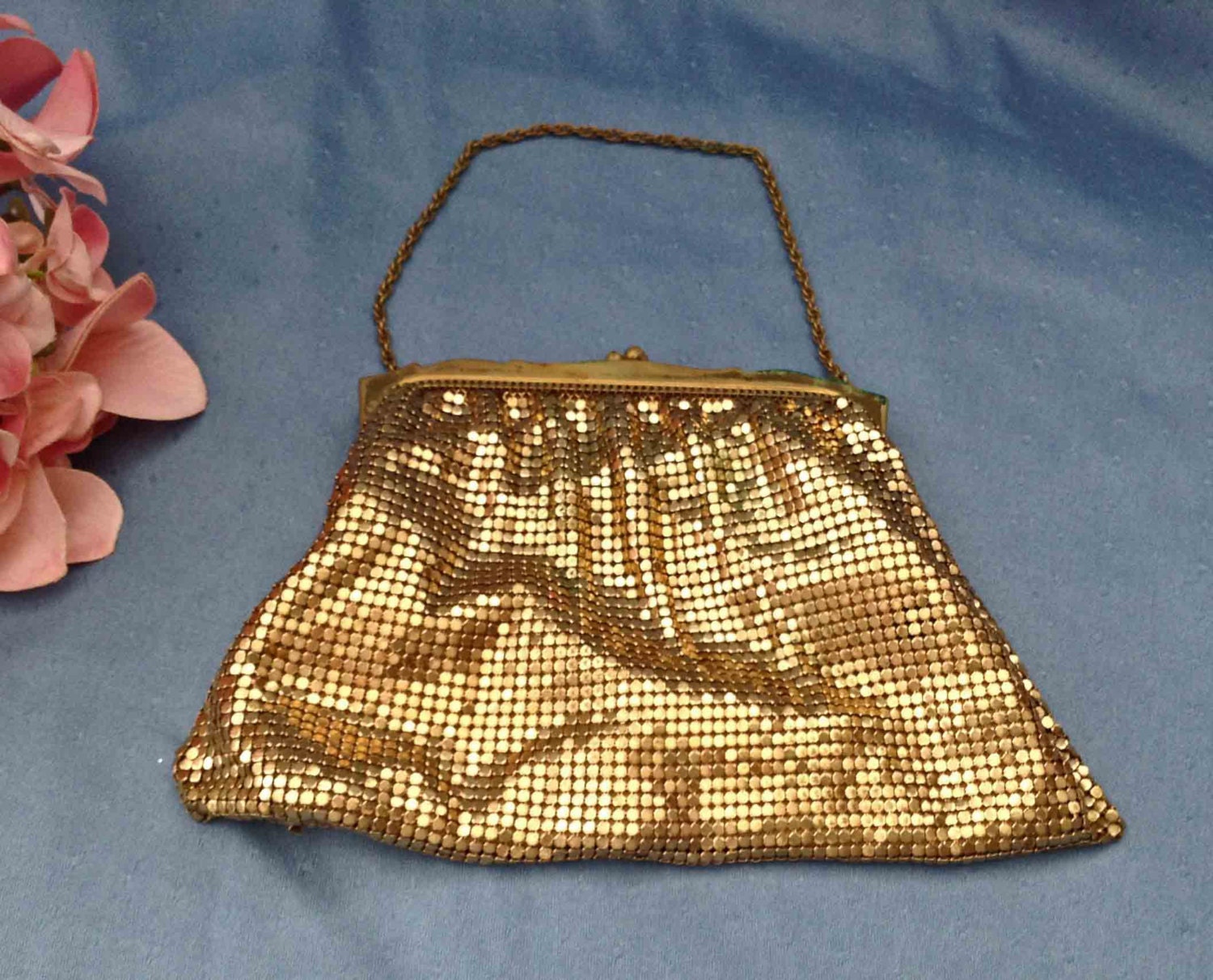 FREE Shipping Whiting and Davis Gold Mesh Handbag Gold Mesh FREE Shipping Whiting and Davis Gold Mesh Handbag Gold Mesh