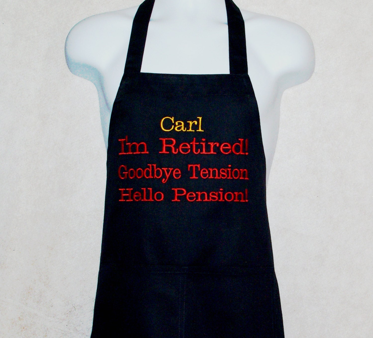 I'm Retired Chef Apron Humorous Funny Retirement Party
