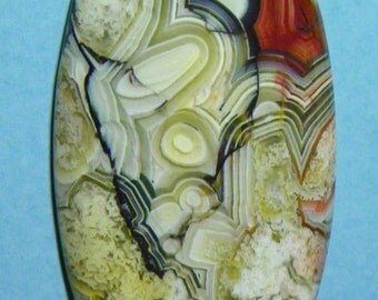 Crazy Lace Agate Designer Cabochon (E-054)