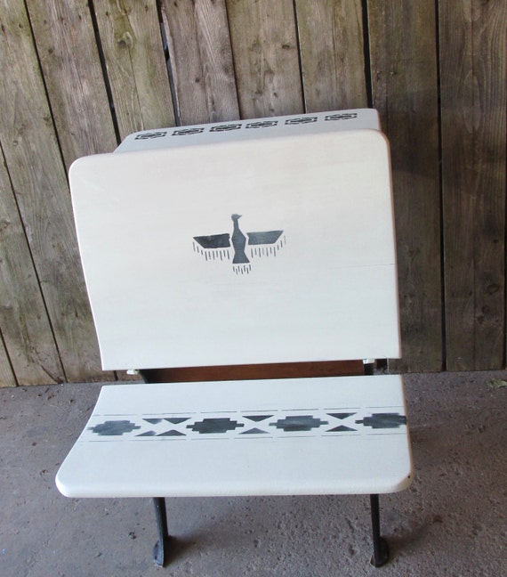 Antique Up Cycled 1800's Sears & Roebuck School Desk Art