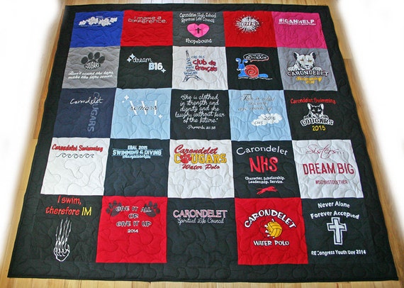 t shirt quilt with sashing