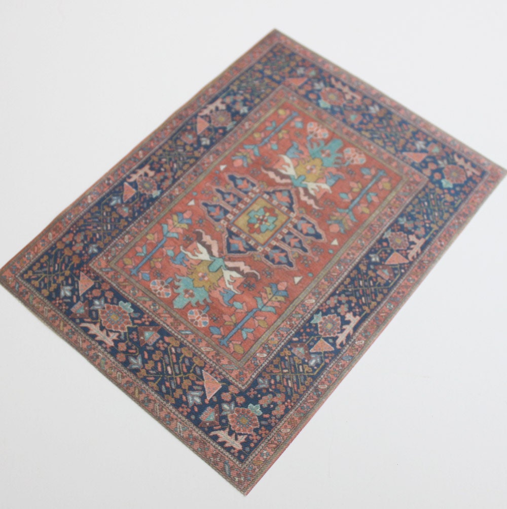 Miniature Dollhouse Rug Oriental in 112 Scale