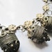 Balkan Necklace Old Yugoslavian Chain Filigree Pendants by Anteeka