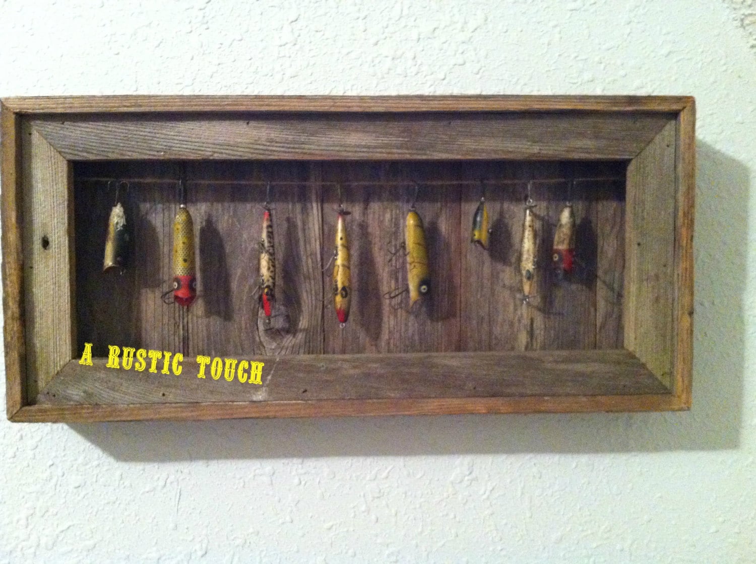 Fishing Lure Display Case by arustictouch on Etsy