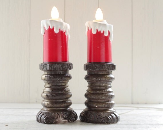 sale vintage christmas candle lights pair of 1960s empire sale vintage christmas candle lights pair of 1960s empire