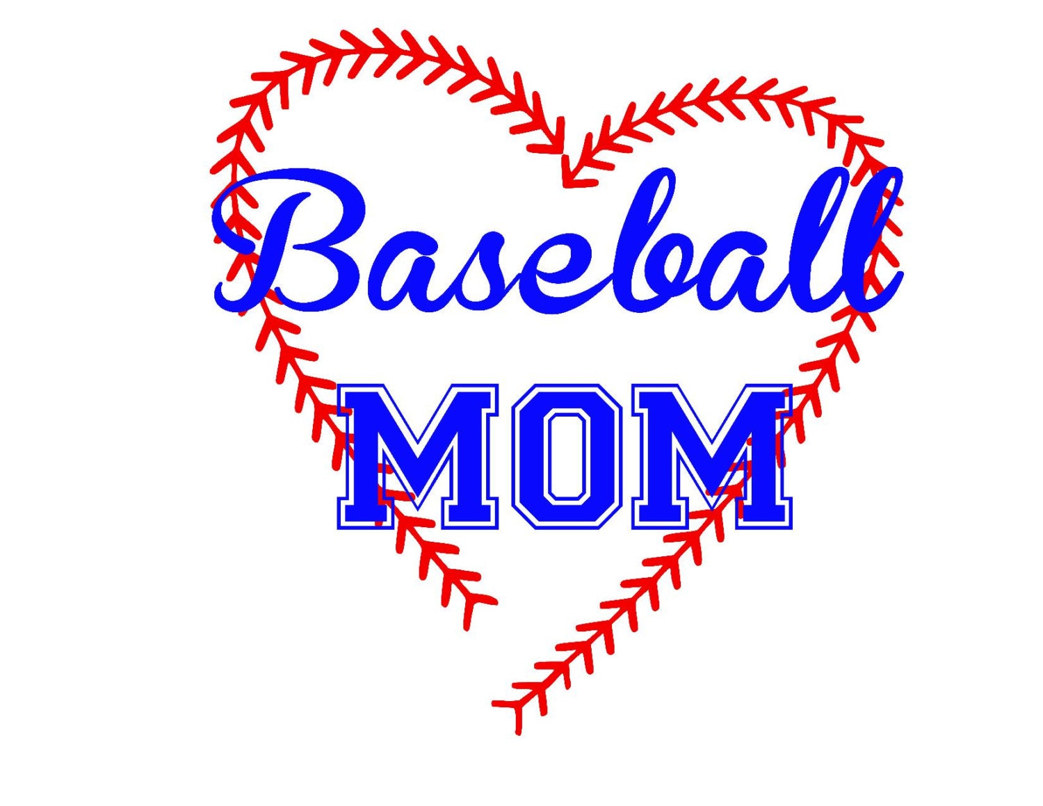 Baseball Mom SVG DXF JPG Silhouette Instant Download