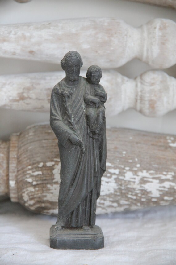 Small French religious statue