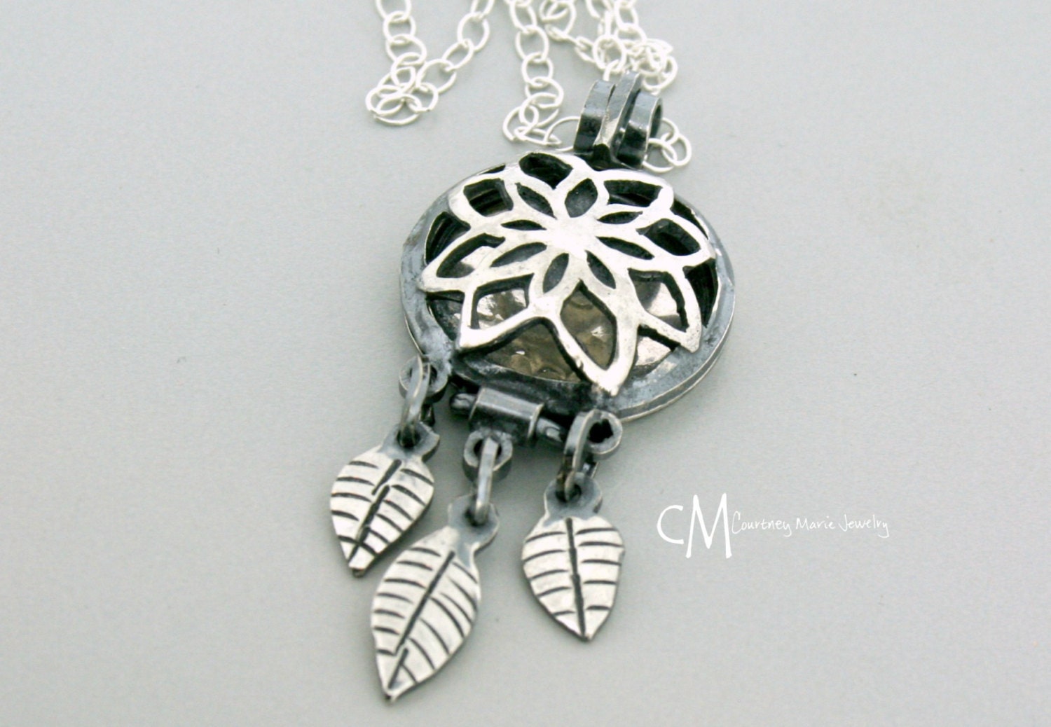 Essential Oil Diffuser Jewelry Dream Catcher Necklace