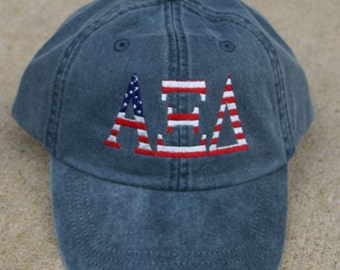 Alpha Xi Delta American Flag Cap
