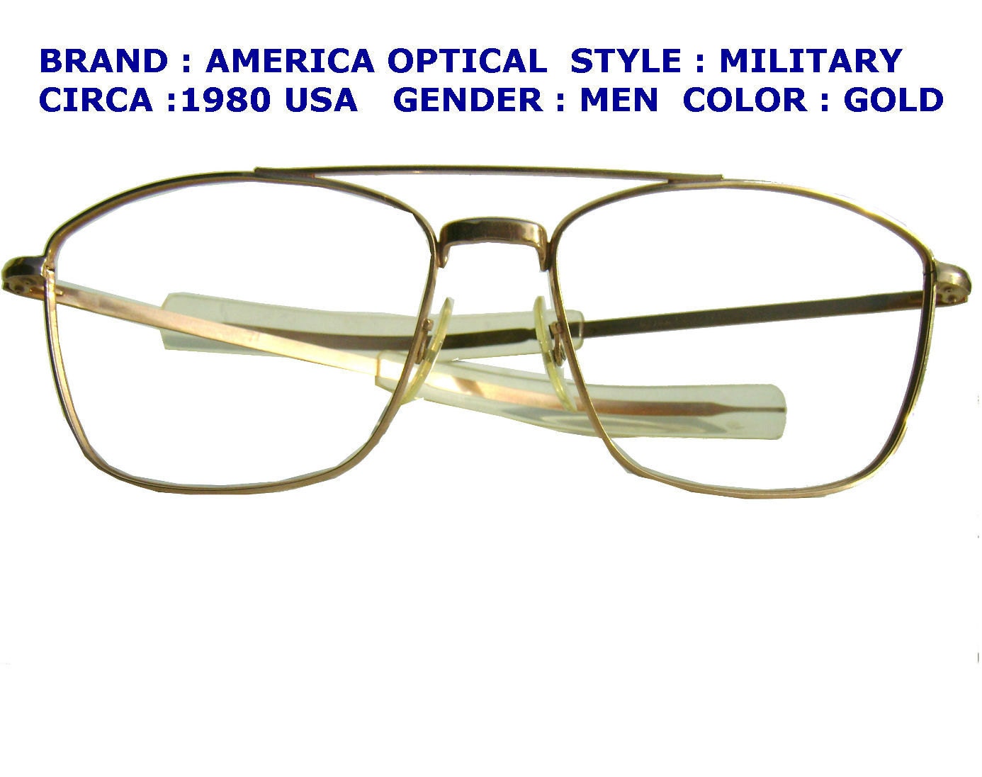 F G 58 pilot sun/ american optical /aviator eyeglasses / pilot