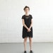 Final SALE ***** Sheer Cocktail Dress - Black