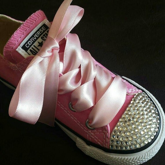 Pink Converse Bling Converse Baby Toddler Crystals
