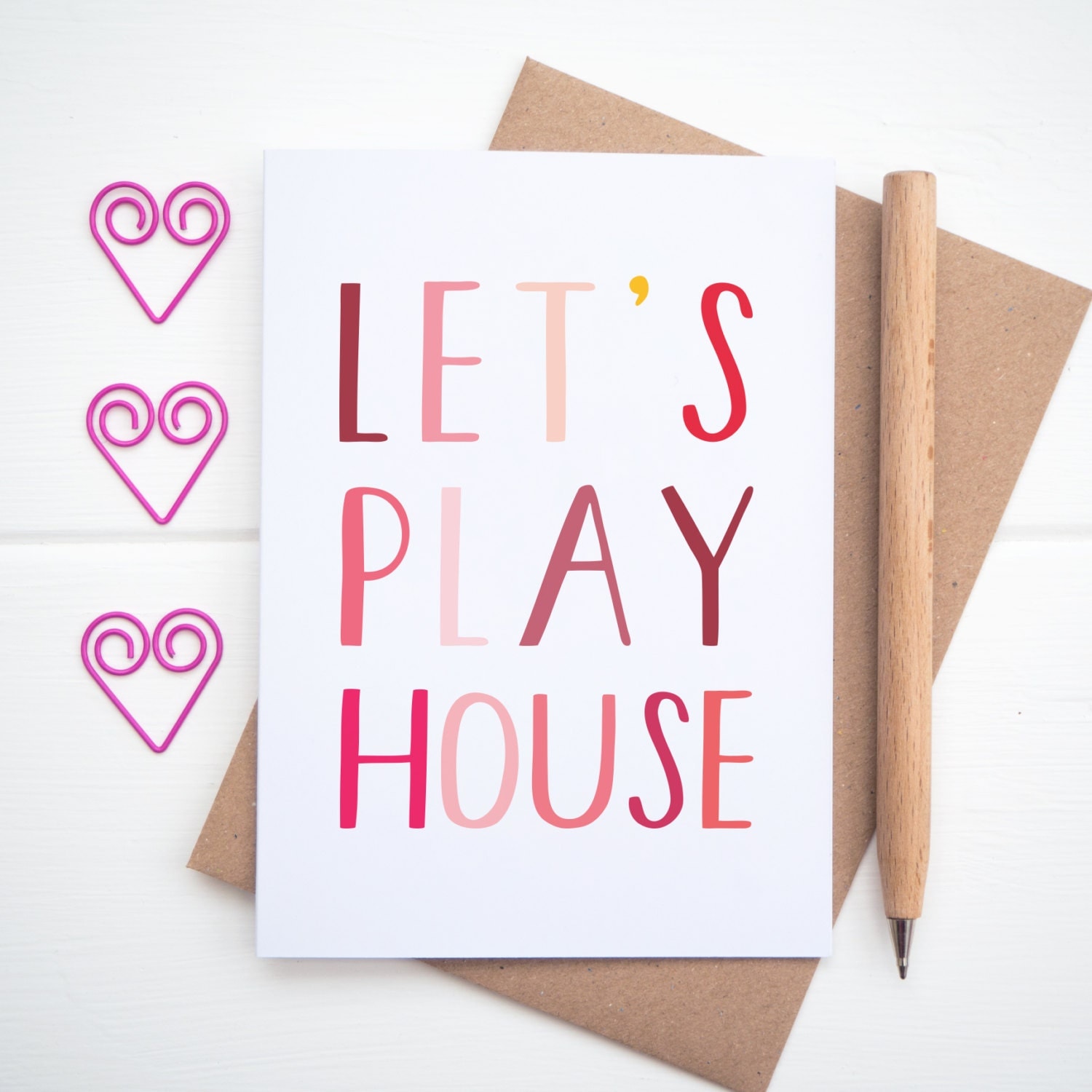 Let's Play House Card Will you move in with me