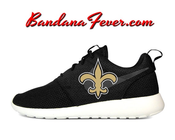 Nike New Orleans Saints Roshe Run Men's by BandanaFeverDesigns