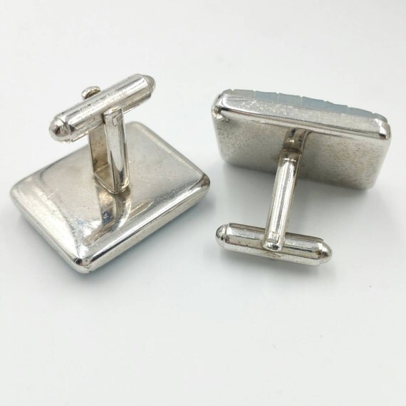 Knight on Horseback Cufflinks Medieval Knight Blue Cuff Links