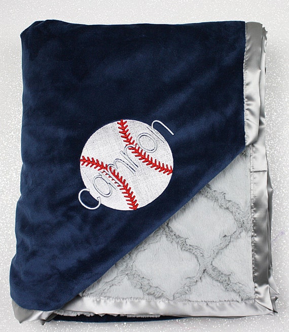 Personalized Baseball Baby Blanket | Zazzle.com