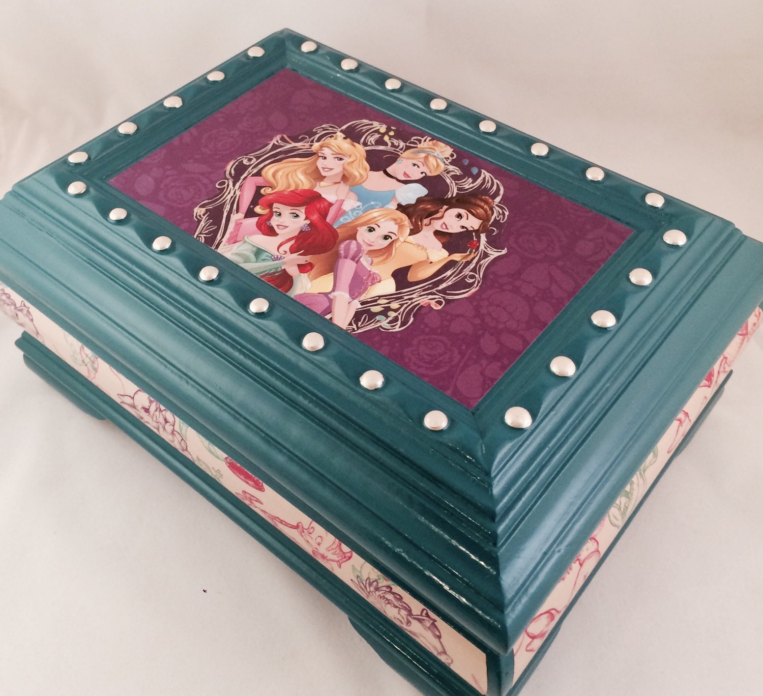 Disney Princesses Upcycled Jewelry Box