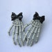 Kawaii Skeleton Hand Hair Clips