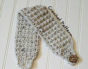 Crochet Headband Pattern, Easy crochet pattern, winter head warmer pattern, headband pattern, wool headband, crochet pattern