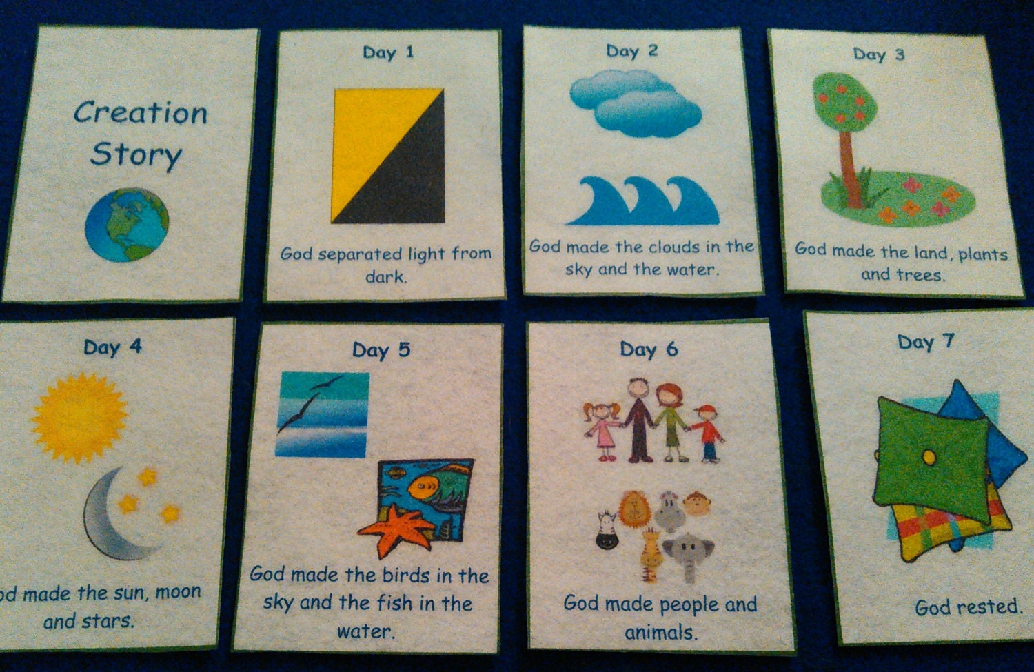 Creation Story Creation Felt Creation Felt Board Story Kids