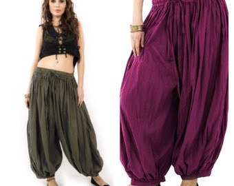 UNISEX HAREM PANTS, yoga trousers, harem pants men, harem pants, aladdin pants, Votrla