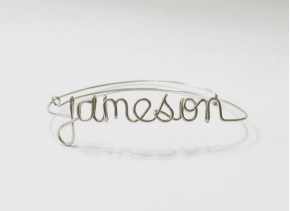 Customized / Personalized Wire Name Bracelet