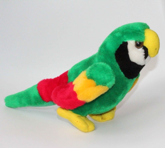 toy stuffed parrot