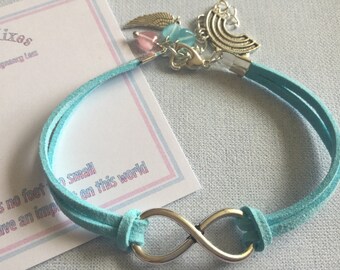 Pregnancy & Baby Loss Awareness Bracelet, SIDS Awareness Bracelet, Miscarriage Bracelet