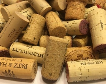 collection of 10 assorted cork stoppers, 50 mm (HR28)