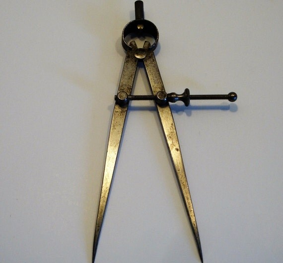 Vintage Dividers Engineering Tool Mechanical Dividers Vintage