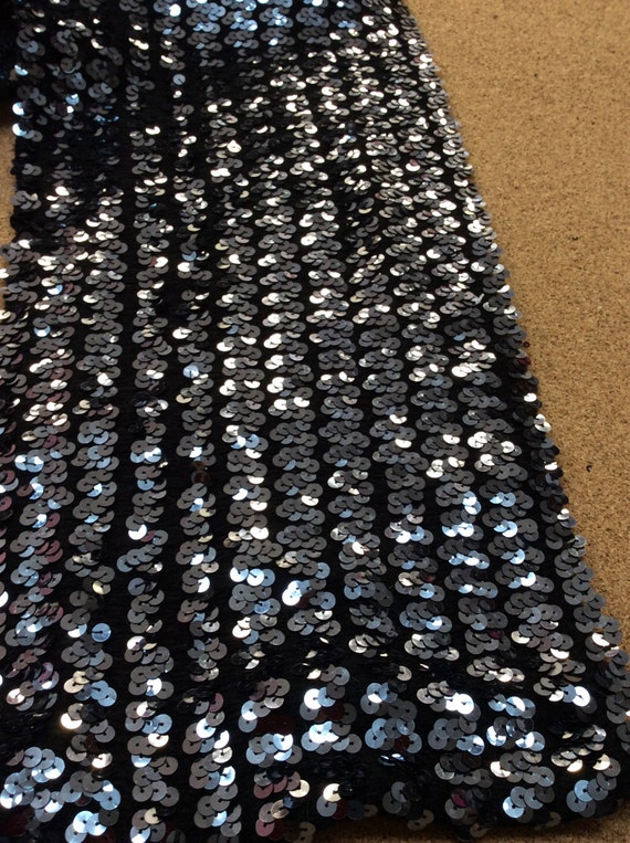 Sequin stretch fabric sequins fabric charcoal sequins with