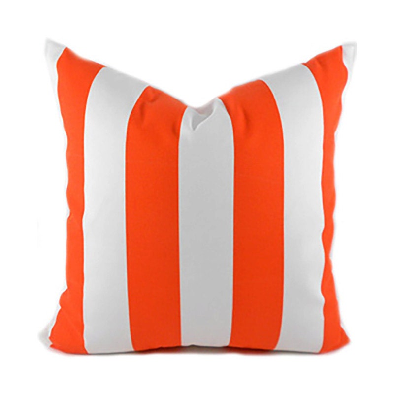 Indoor Outdoor Orange Pillow Covers ANY SIZE Decorative